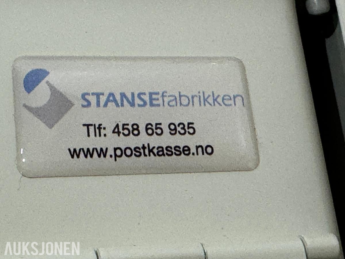 Stansefabrikken postkasseseksjon – 2 rom med lås
