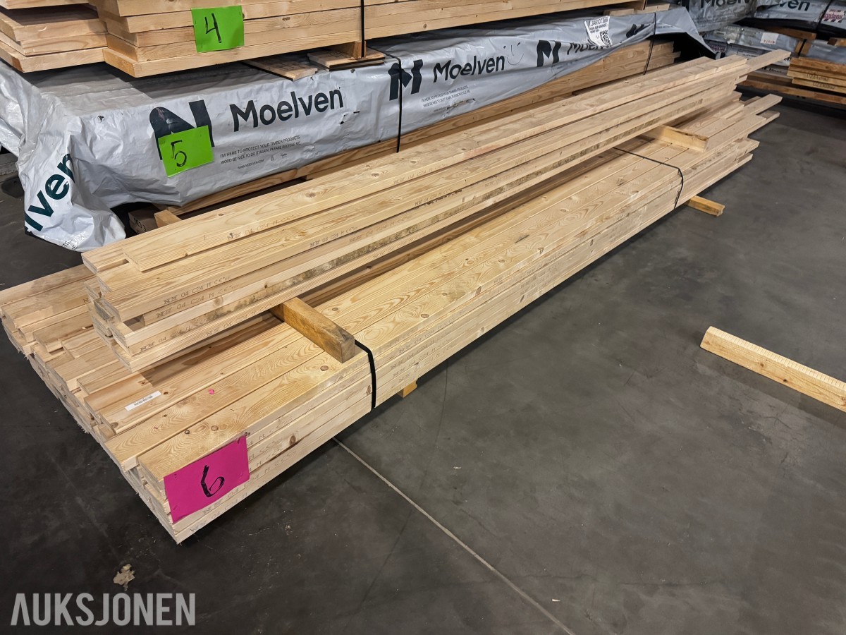 1 pakke konstruksjonsvirke 36x98 mm