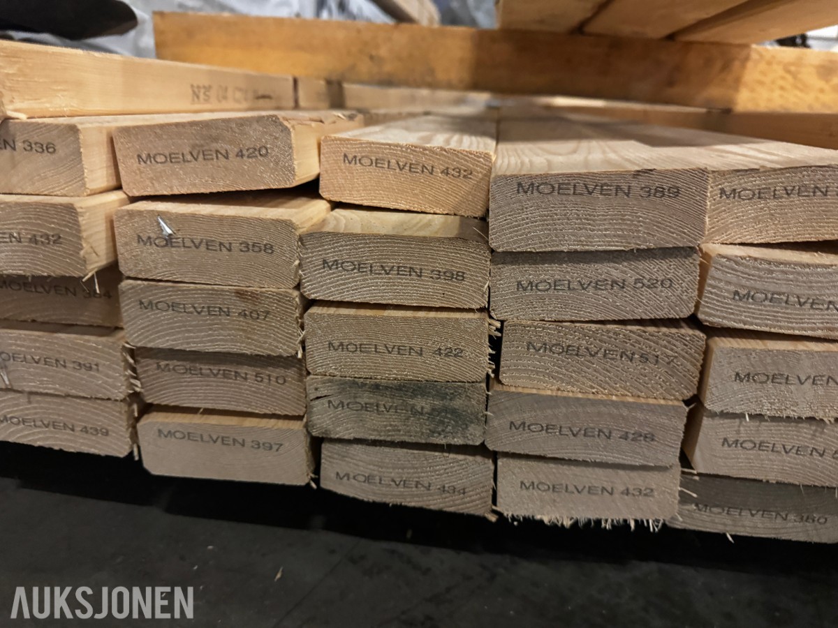 1 pakke konstruksjonsvirke 36x98 mm