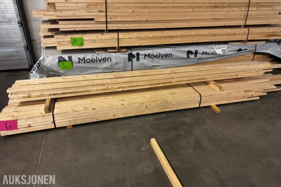 1 pakke konstruksjonsvirke 36x98 mm