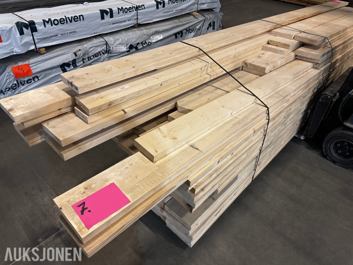 1 pakke grovt konstruksjonsvirke utlegg