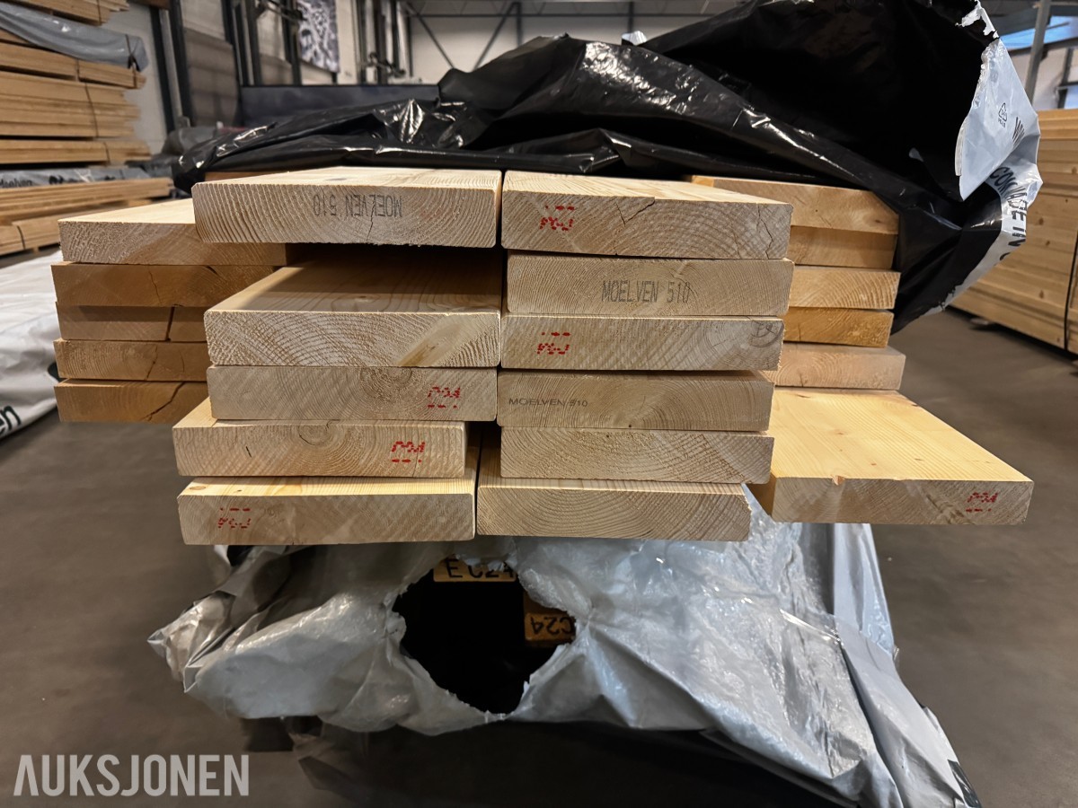 1 pakke grovt konstruksjonsvirke utlegg