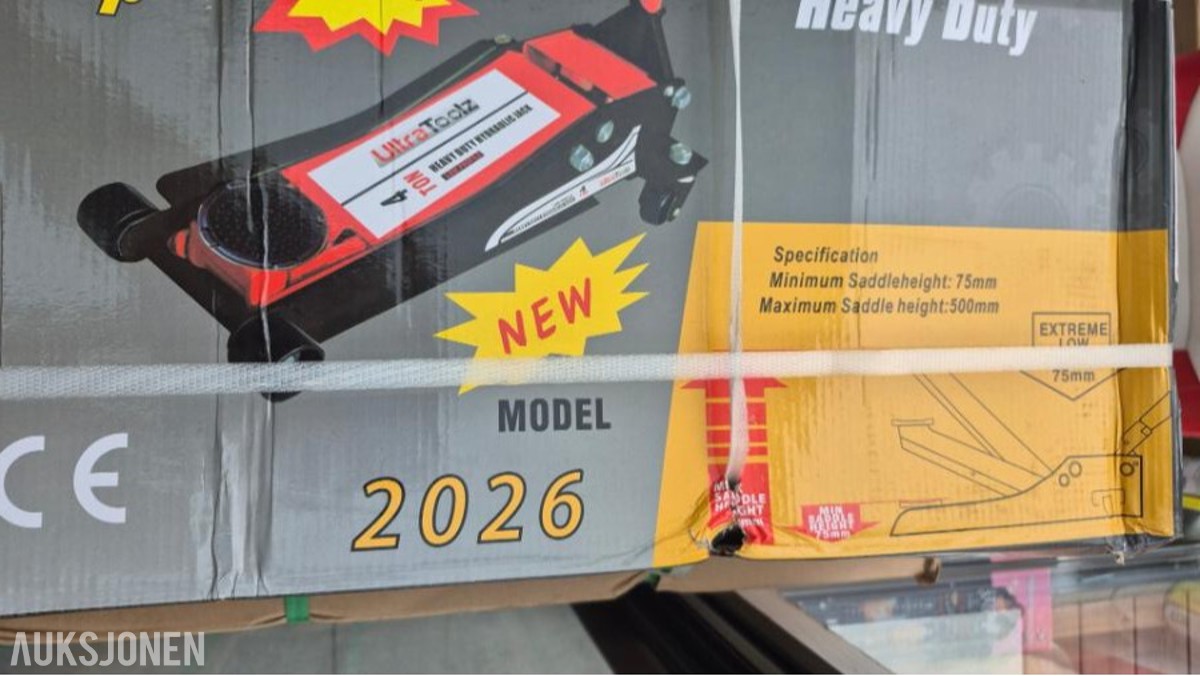 2026 UltraToolz lavprofil garasjejekk - 4 t tonns - Ubrukt