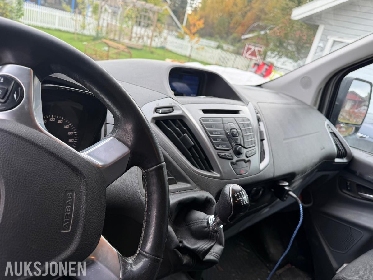 2017 FORD TRANSIT CUSTOM 2.0-131 D HENGERFESTE P.SENSORER INNREDNING