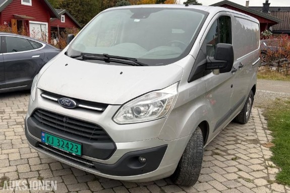 2017 FORD TRANSIT CUSTOM 2.0-131 D HENGERFESTE P.SENSORER INNREDNING