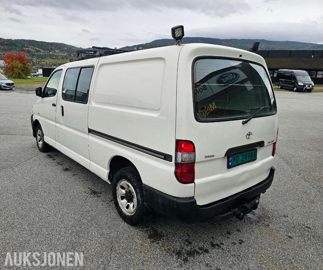 2008 TOYOTA HIACE 2.5D 117HK 4WD LANG EU-OK 10.28 HENGERFESTE