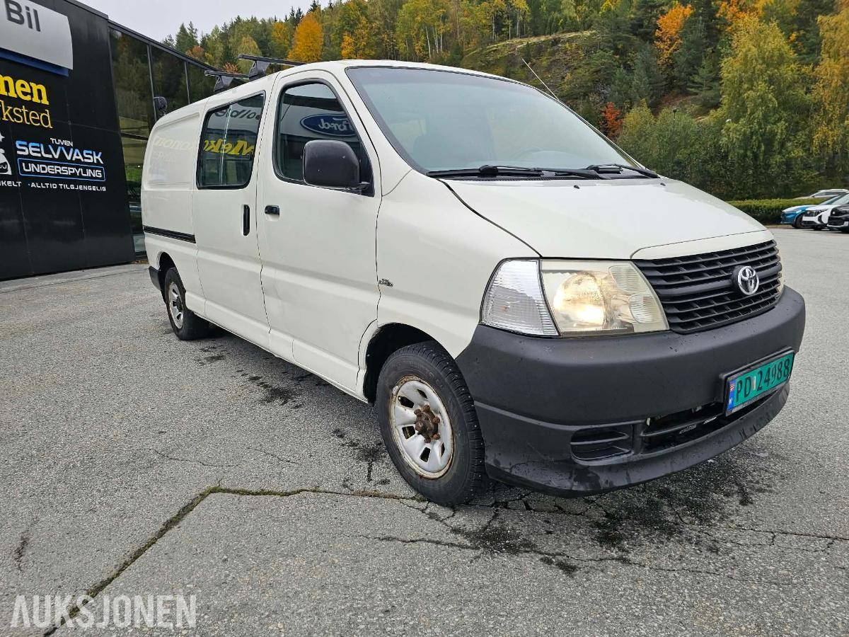 2008 TOYOTA HIACE 2.5D 117HK 4WD LANG EU-OK 10.28 HENGERFESTE