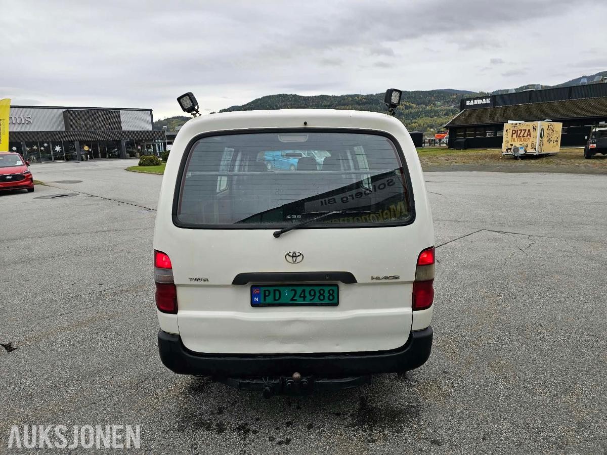 2008 TOYOTA HIACE 2.5D 117HK 4WD LANG EU-OK 10.28 HENGERFESTE
