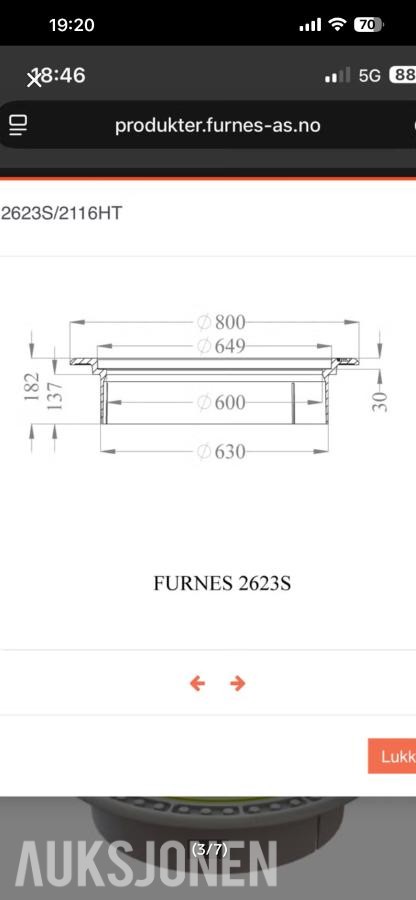 2023 Ulefoss  Kumlokk - 3 stk 