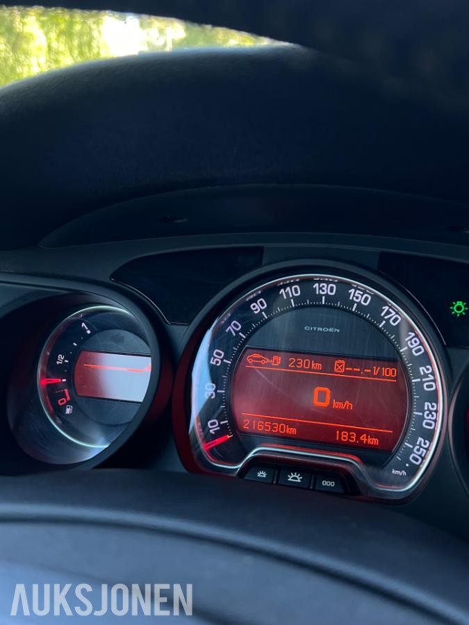 2009 CITROEN C5 1.6 HDI 109HK EU-OK 05.28 HENGERFESTE DELSKINN