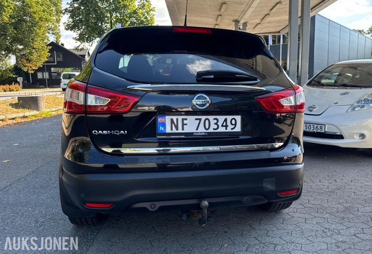 2014 NISSAN QASHQAI 1.6 DCI 131HK AUTOMAT EU-OK 07.28 HENGERFESTE DELSKINN