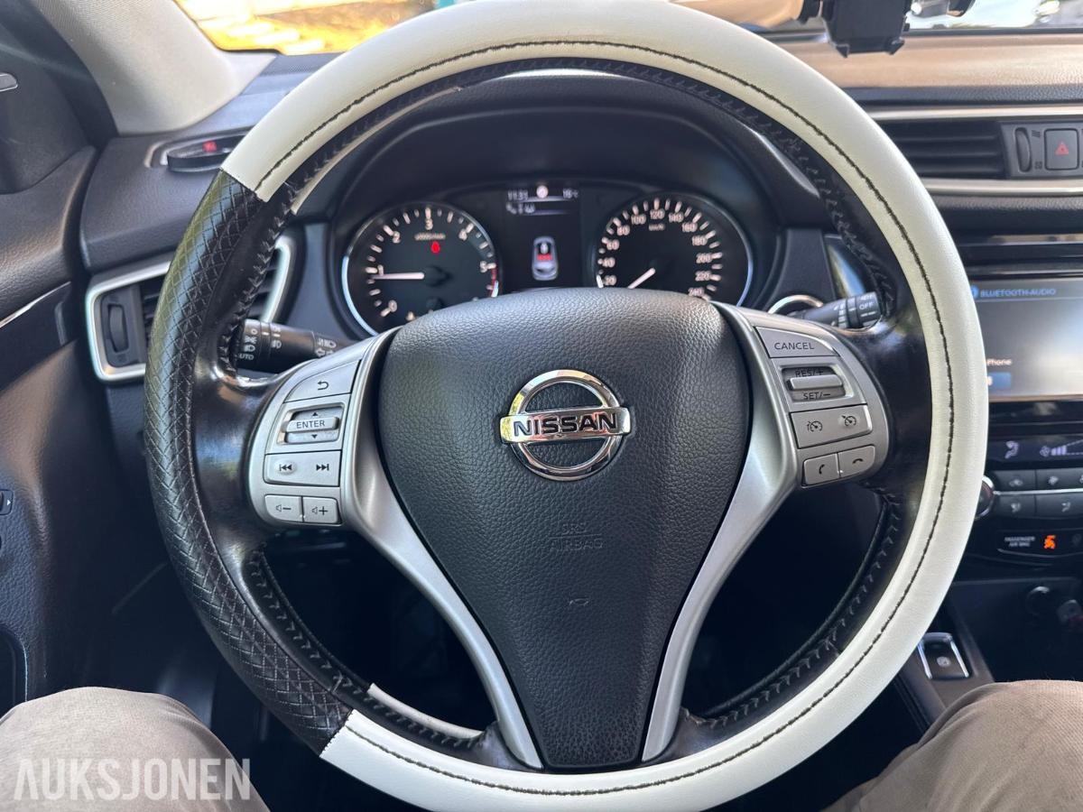 2014 NISSAN QASHQAI 1.6 DCI 131HK AUTOMAT EU-OK 07.28 HENGERFESTE DELSKINN