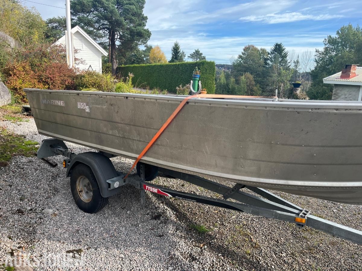 2016 Marina Marine 450s 15 fot Aluminiumsbåt