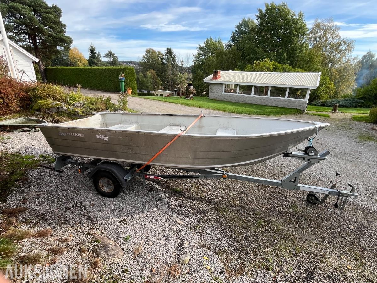 2016 Marina Marine 450s 15 fot Aluminiumsbåt