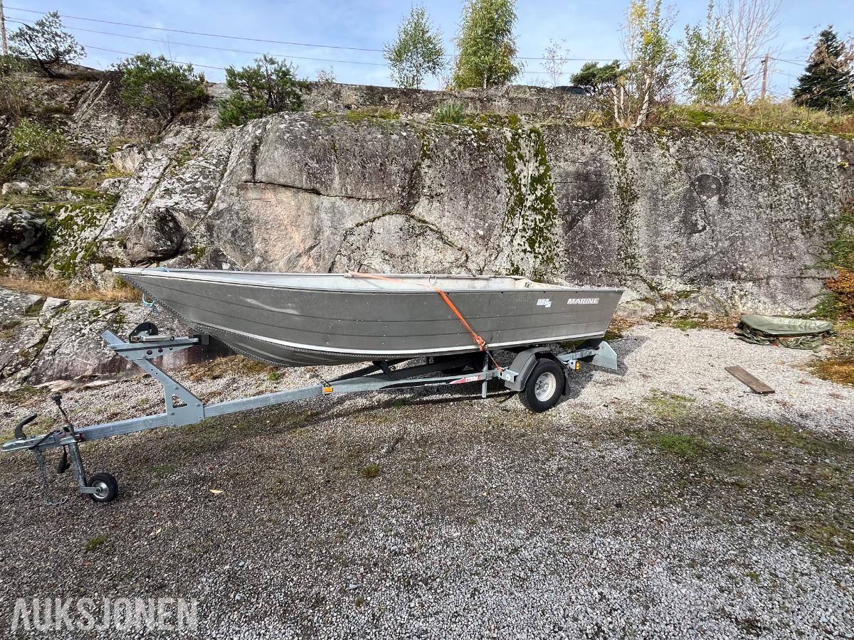 2016 Marina Marine 450s 15 fot Aluminiumsbåt