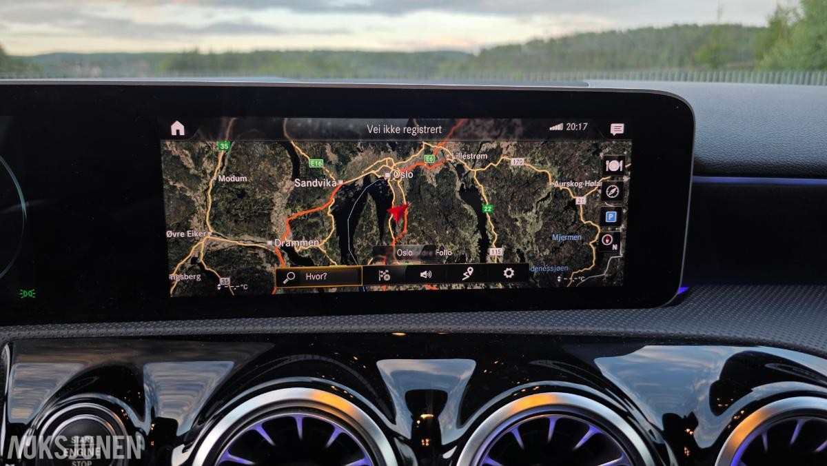 2020 Mercedes-Benz A250e, AMG-Line, Adaptiv cruisekontroll, Ryggekamera