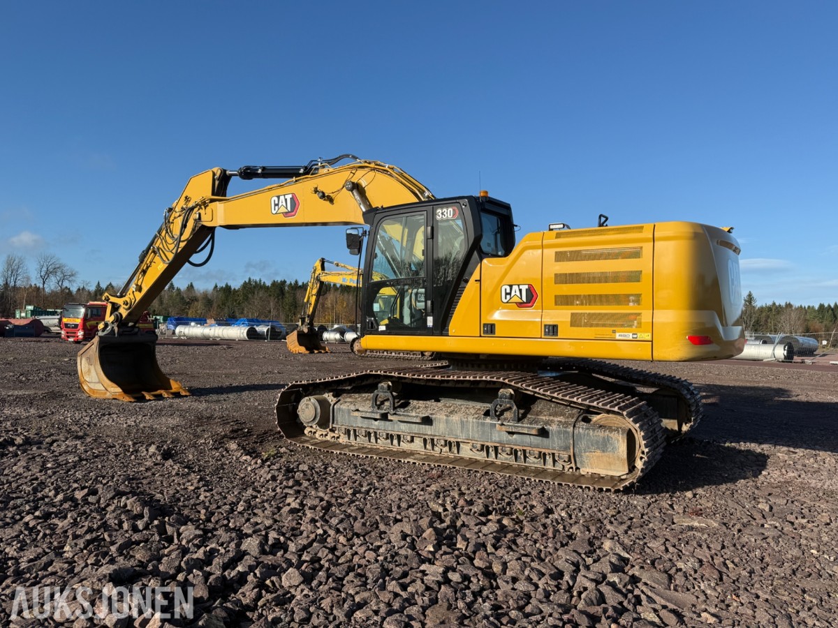 2022 Cat 330 beltegraver med graveskuffe – 1 294 timer