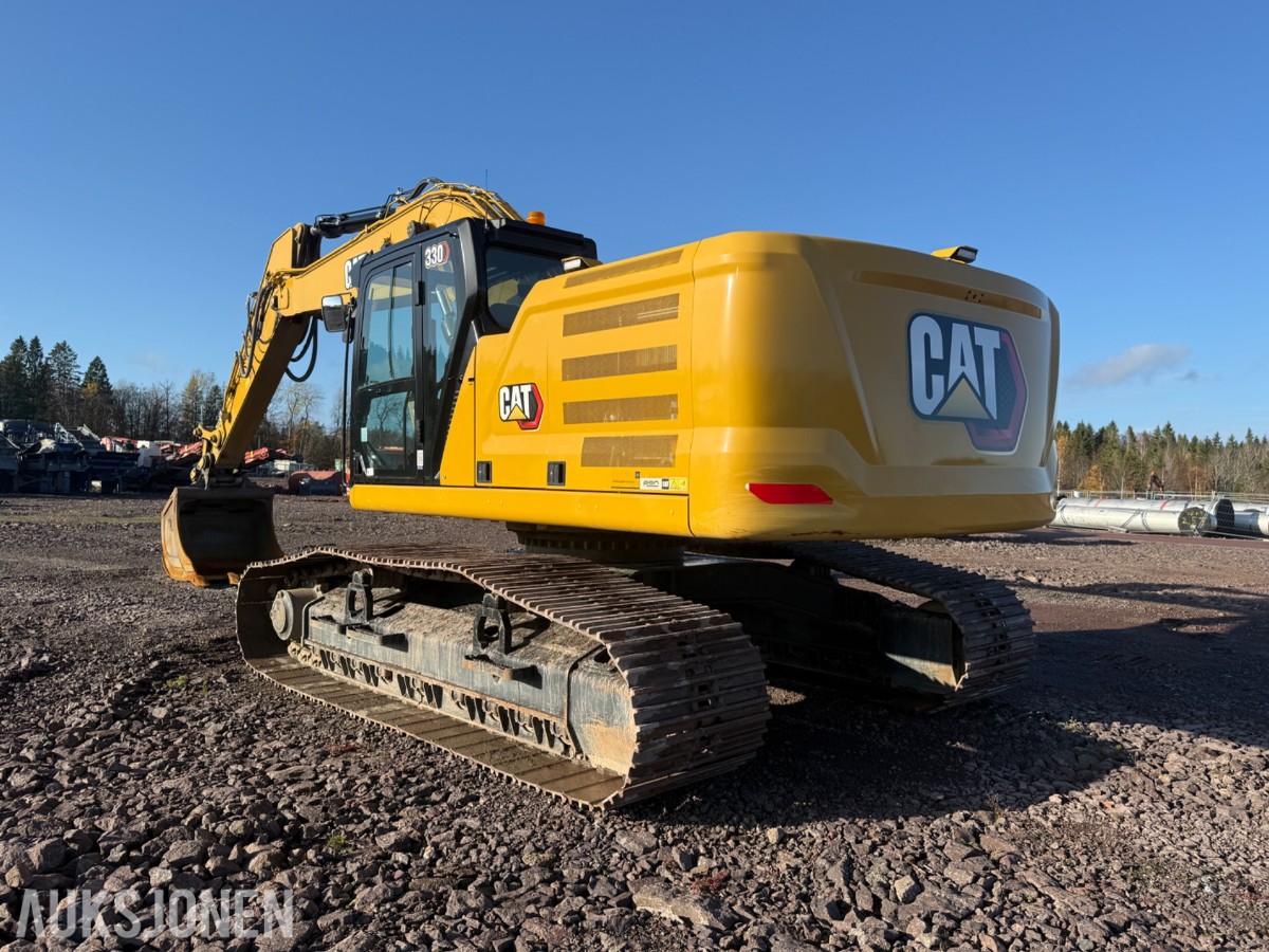 2022 Cat 330 beltegraver med graveskuffe – 1 294 timer