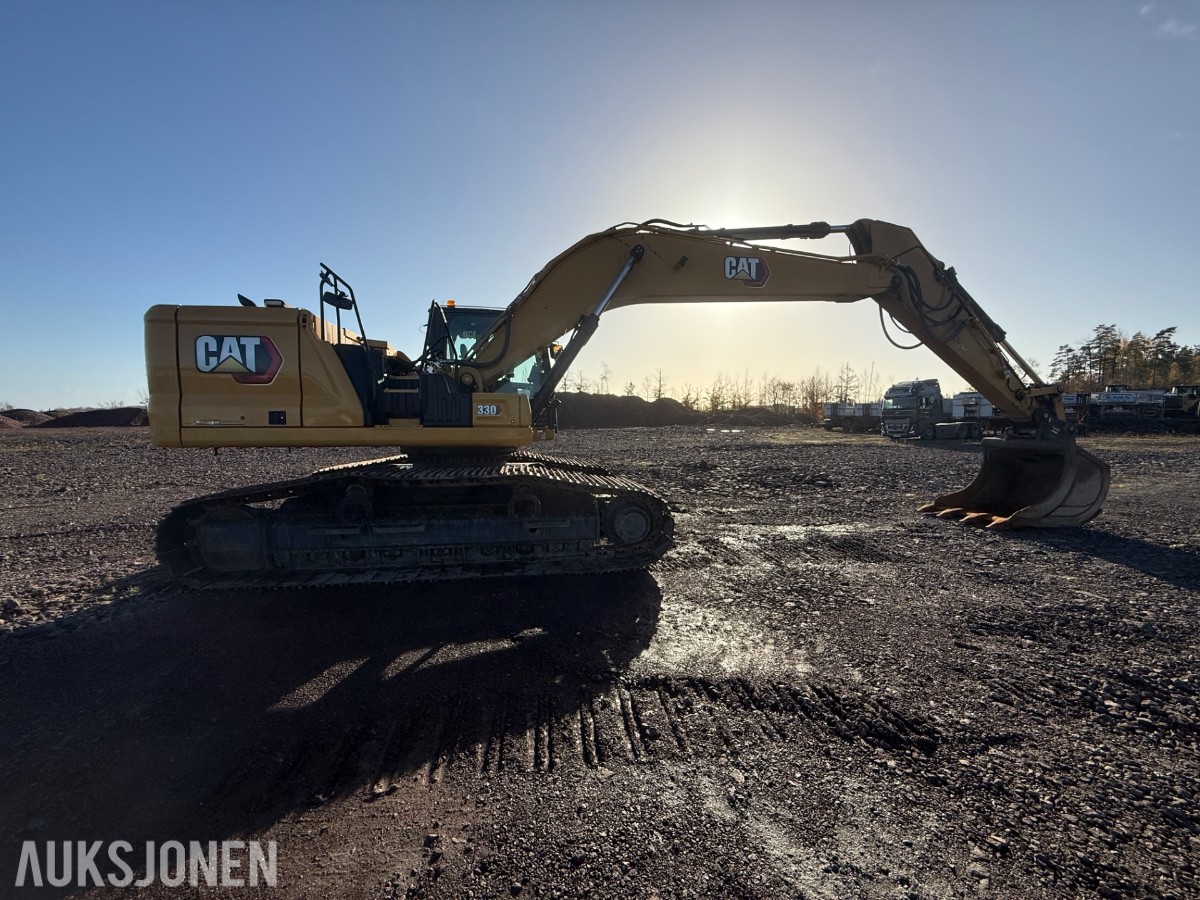 2022 Cat 330 beltegraver med graveskuffe – 1 294 timer