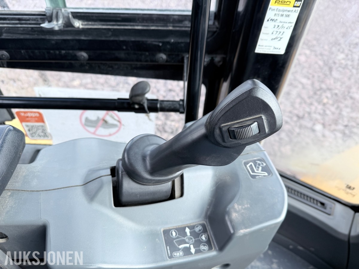 2020 Cat 966M hjullaster m/skuffe – sentralsmøring – vekt m/skriver – joystick-styring