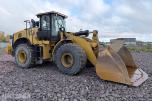 2020 Cat 966M hjullaster m/skuffe – sentralsmøring – vekt m/skriver – joystick-styring