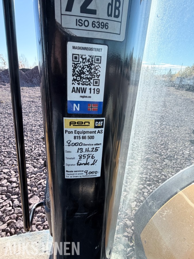 2019 Cat 982M hjullaster med skuffe 7,8 m³