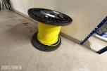 Fiberoptisk kabel Fiberworks – gul – på trommel