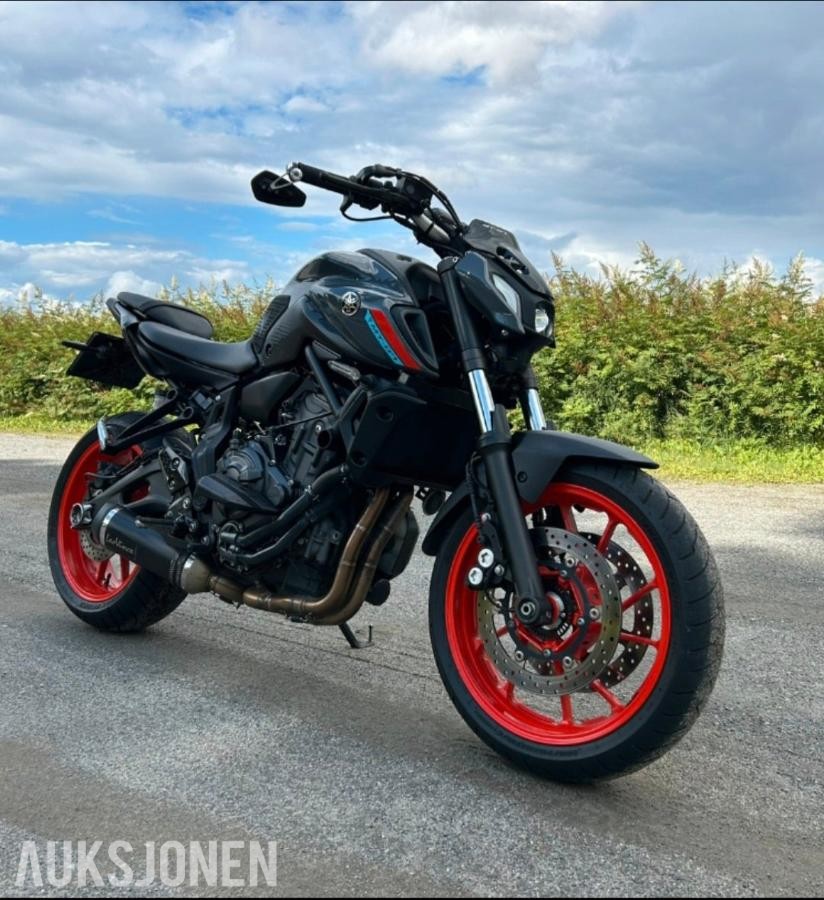 2021 Yamaha MT-07, A2 registrert med LeoVince One EVO effektanlegg