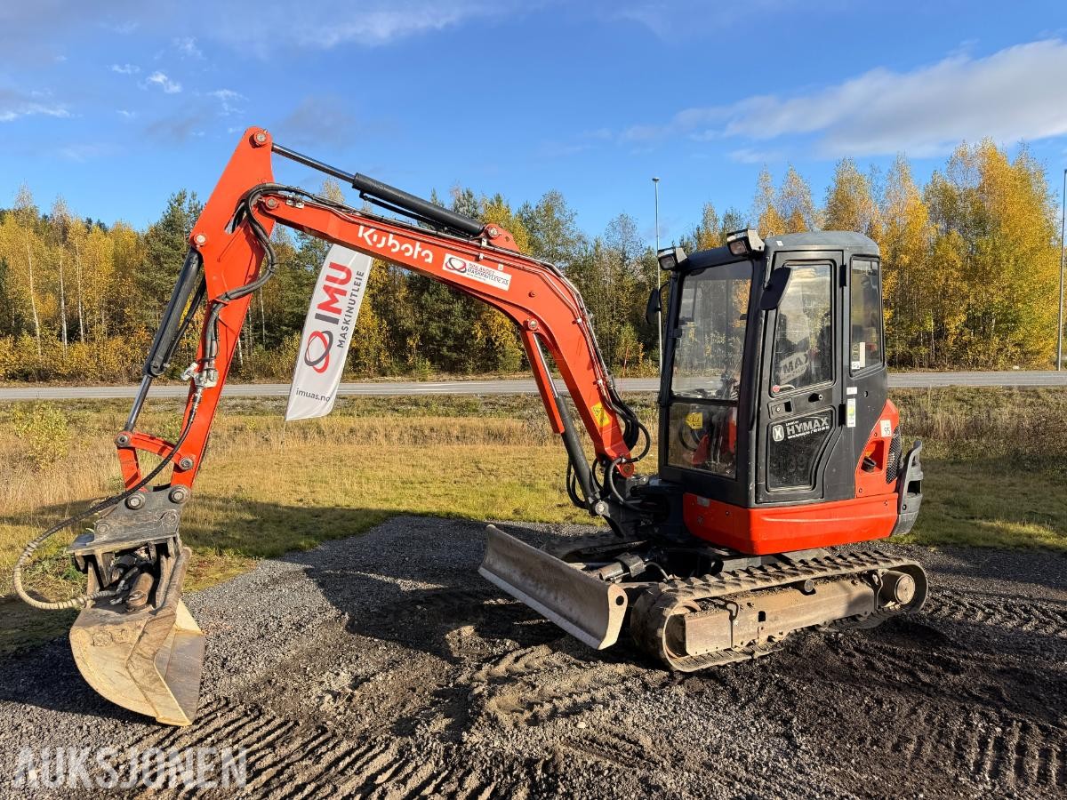 2017 Kubota KX101-3, Minigraver 3520kg, 4600 timer. Godt vedlikeholdt!