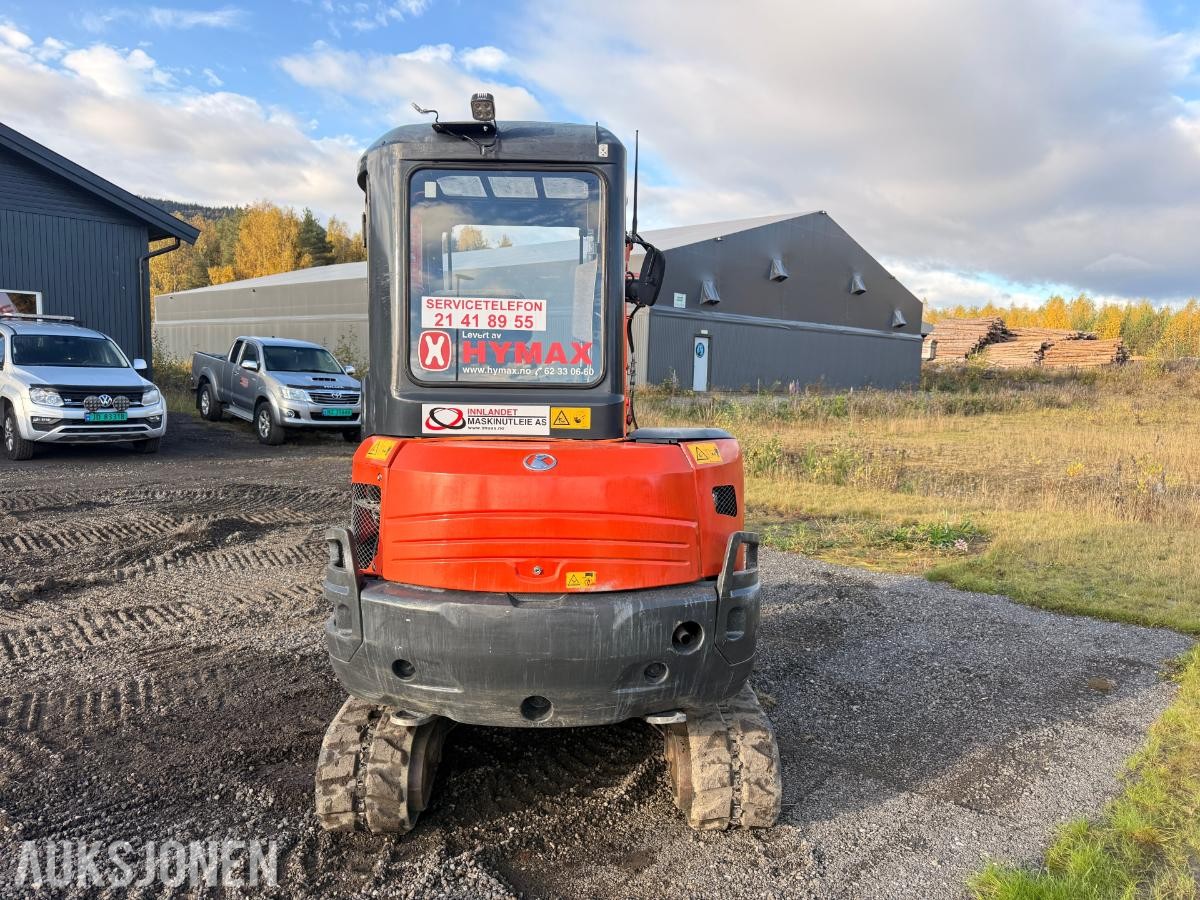 2017 Kubota KX101-3, Minigraver 3520kg, 4600 timer. Godt vedlikeholdt!