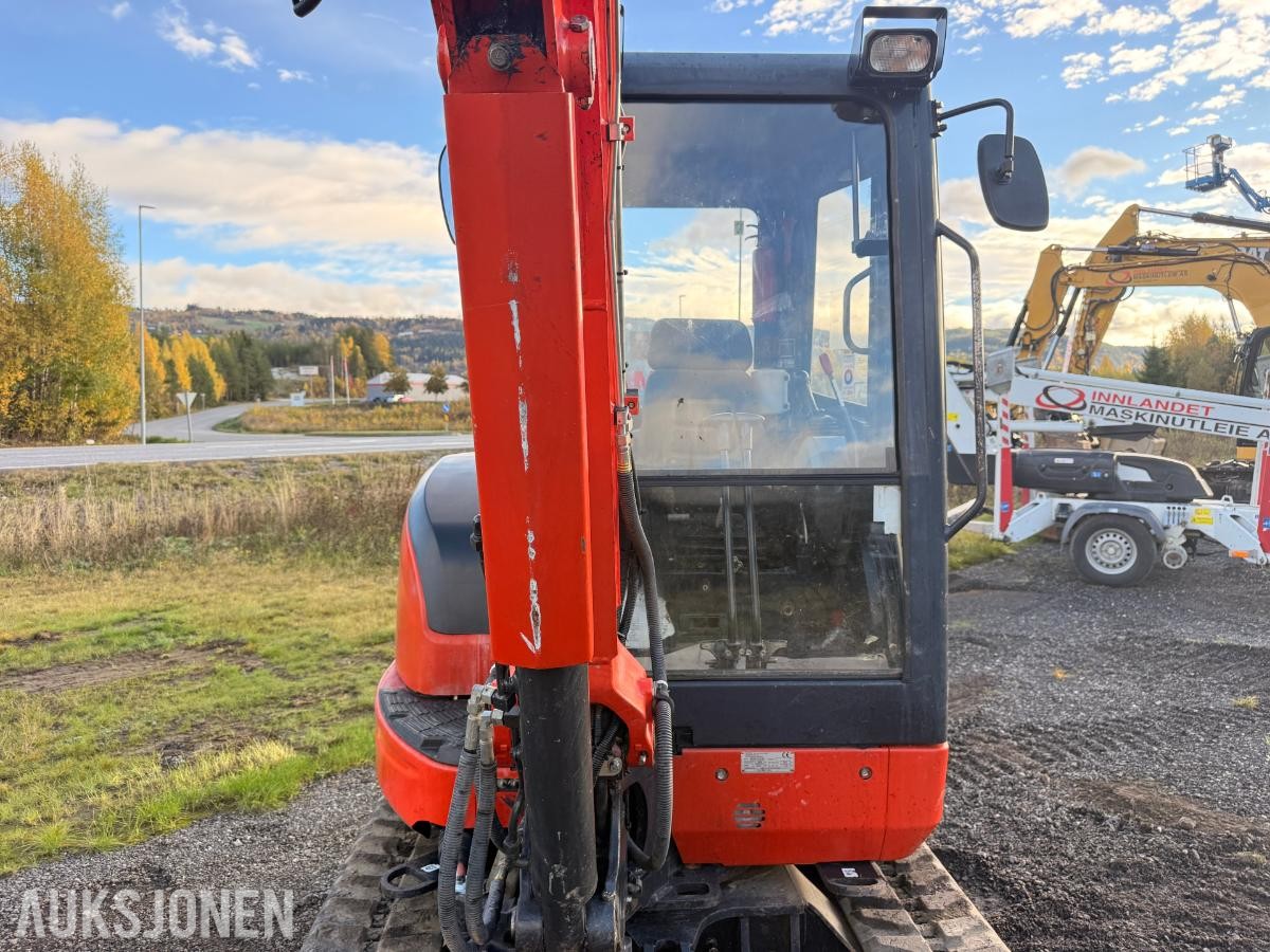 2017 Kubota KX101-3, Minigraver 3520kg, 4600 timer. Godt vedlikeholdt!