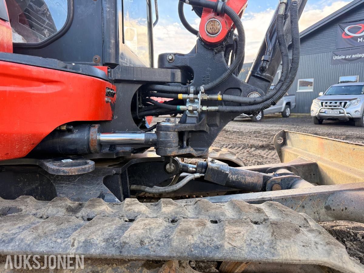 2017 Kubota KX101-3, Minigraver 3520kg, 4600 timer. Godt vedlikeholdt!