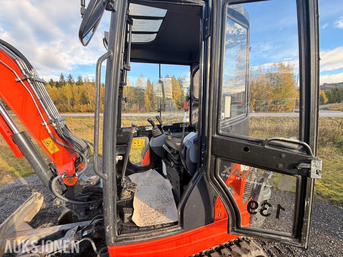 2017 Kubota KX101-3, Minigraver 3520kg, 4600 timer. Godt vedlikeholdt!