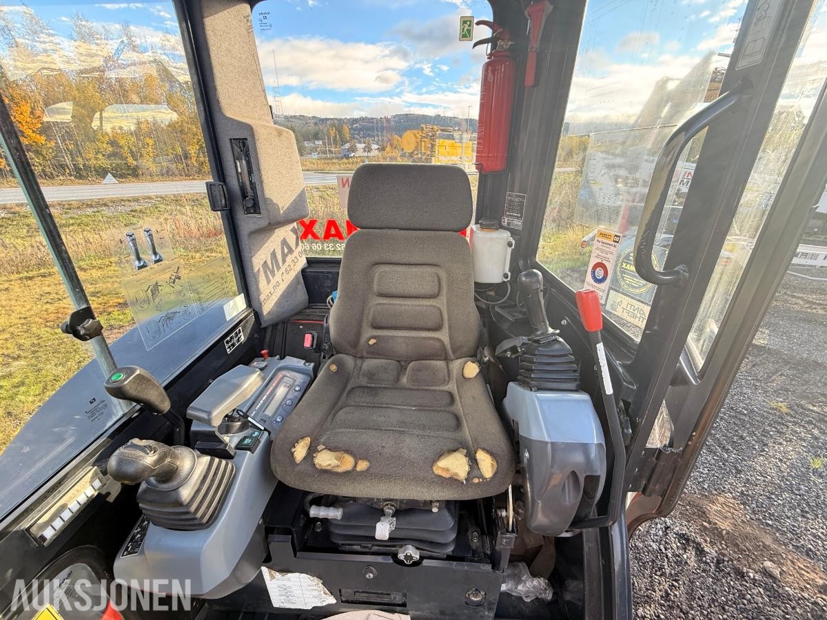 2017 Kubota KX101-3, Minigraver 3520kg, 4600 timer. Godt vedlikeholdt!