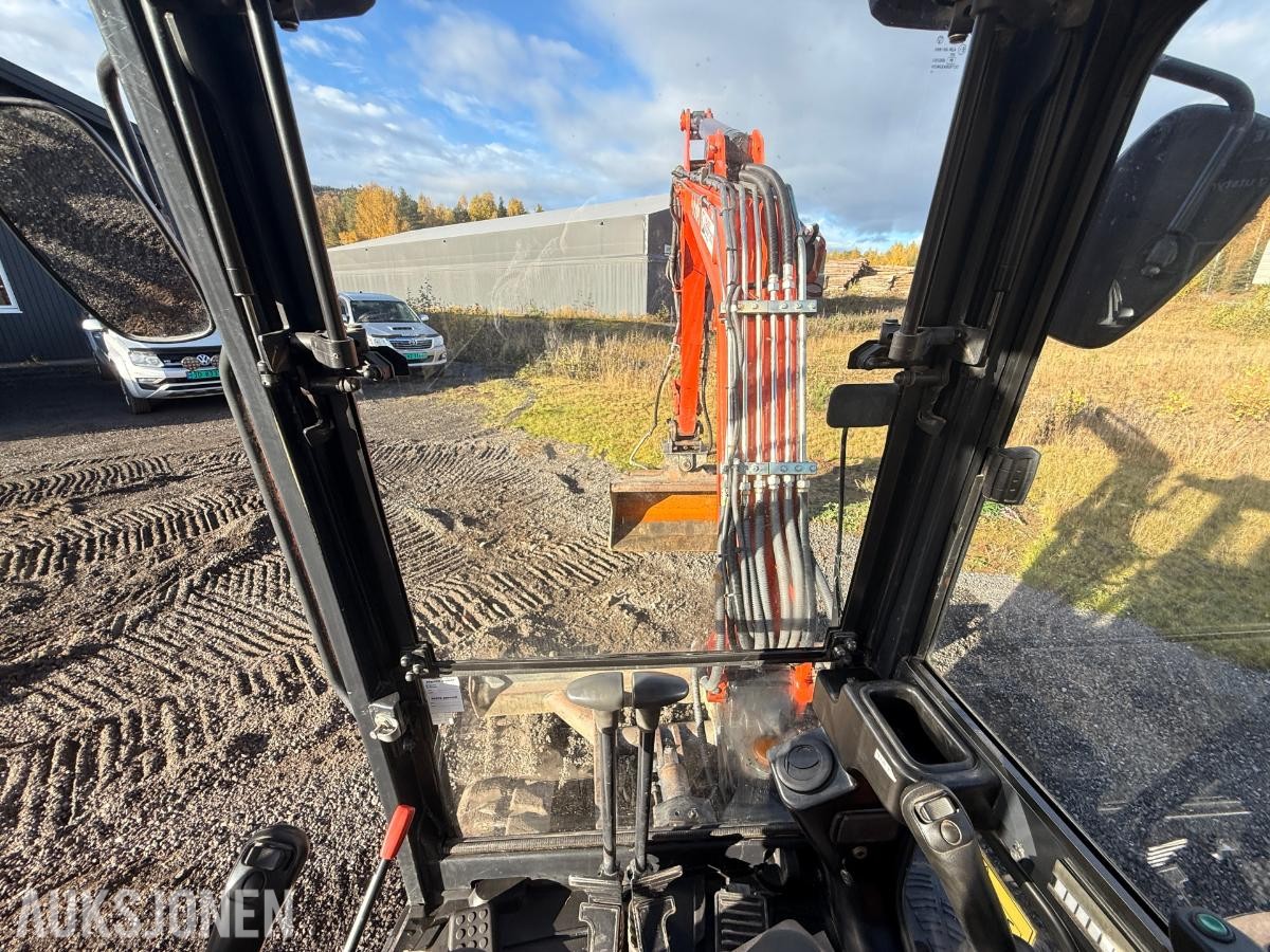 2017 Kubota KX101-3, Minigraver 3520kg, 4600 timer. Godt vedlikeholdt!
