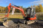 2017 Kubota KX101-3, Minigraver 3520kg, 4600 timer. Godt vedlikeholdt!