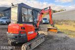 2017 Kubota KX101-3, Minigraver 3520kg, 4600 timer. Godt vedlikeholdt!