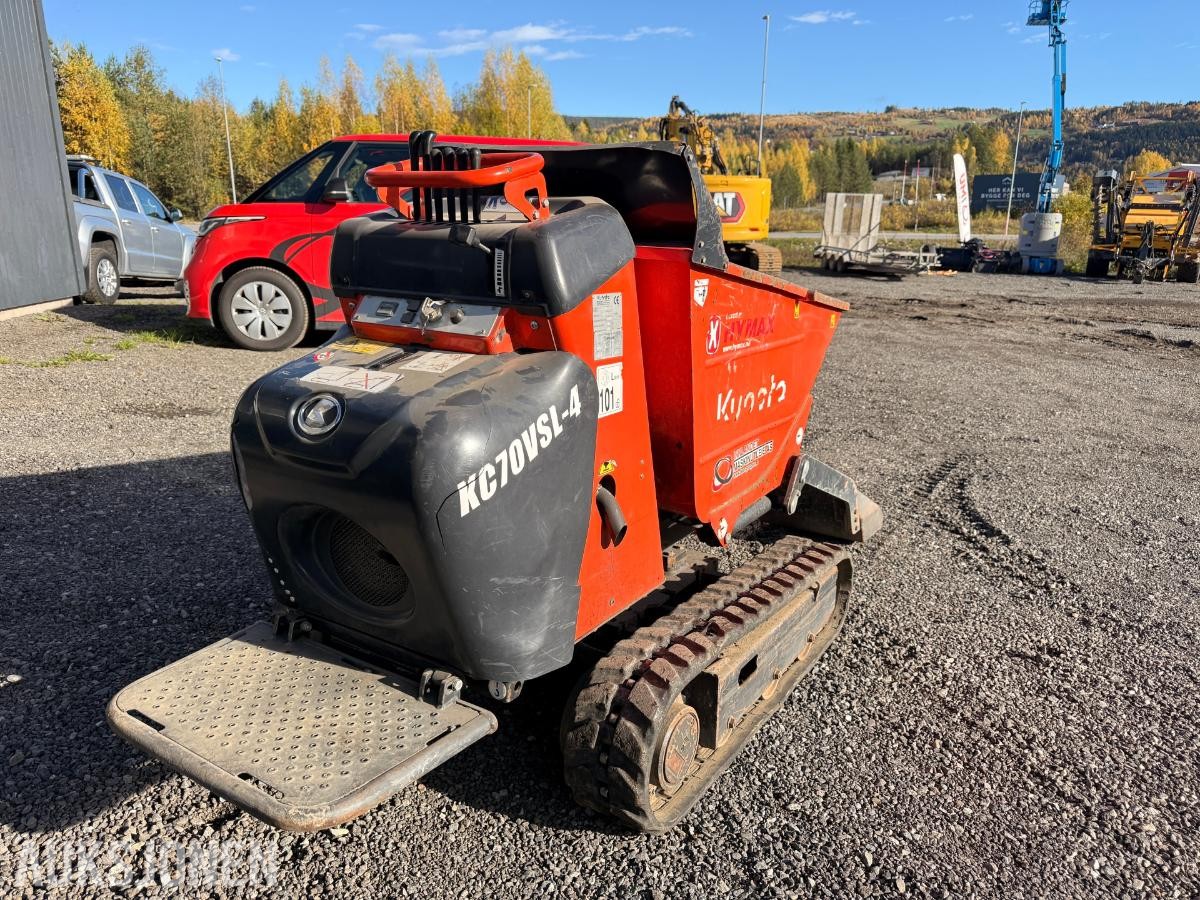 2019 Kubota KC70VSL-4 , 936 timer Selvlastende minidumper