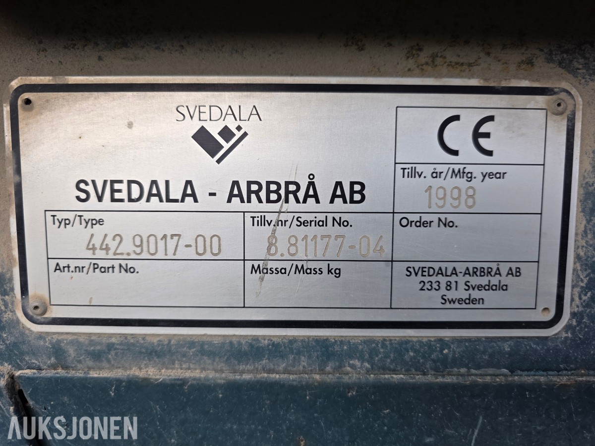1998 Svedala Mobilt knuseverk ca 20 000 timer