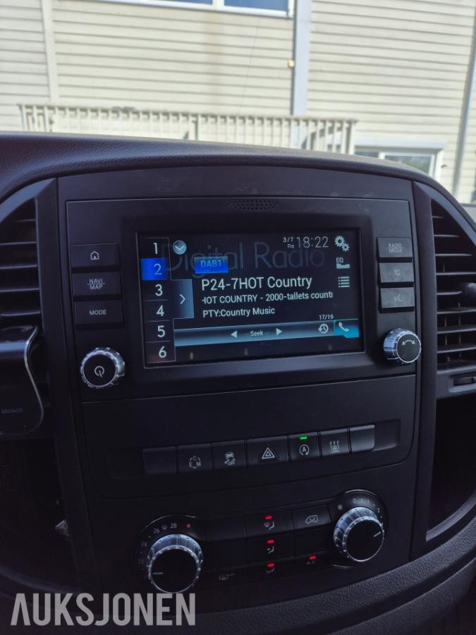 2019 Mercedes-Benz Vito V119 A2 4MATIC Automat, Ryggekamera, Kupevarmer