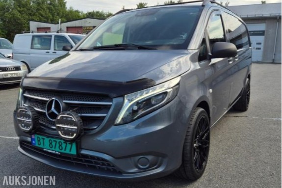 2019 Mercedes-Benz Vito V119 A2 4MATIC Automat, Ryggekamera, Kupevarmer