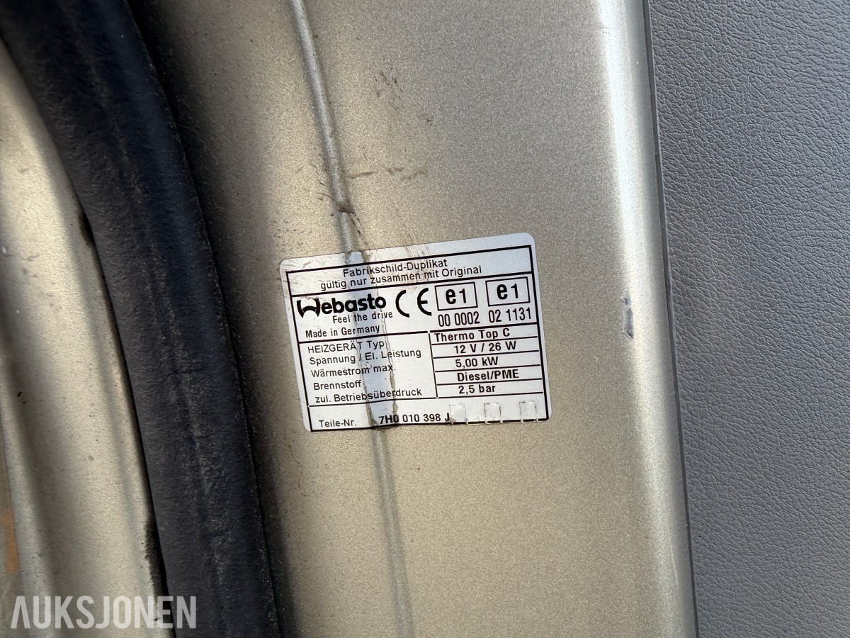 2008 Volkswagen TRANSPORTER 1.9-102 D, 266000km