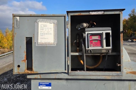 Diesel tank 10 000 liter med pumpe