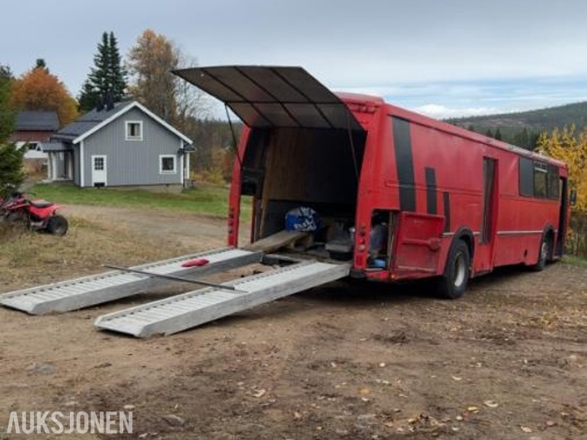 1980 DAF MB 200 BUSS MED LASTEROM FOR BIL