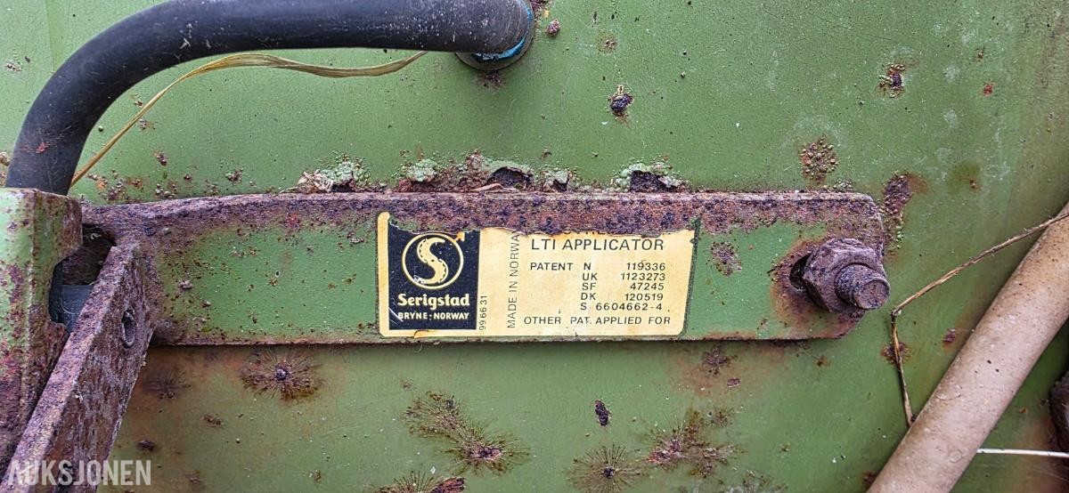 1992 Serigstad FS112 Fôrhøster, komplett, PTO og hydraulisk tut