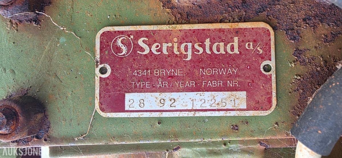 1992 Serigstad FS112 Fôrhøster, komplett, PTO og hydraulisk tut