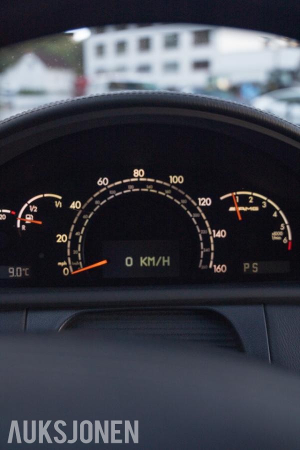2001 MERCEDES-BENZ CL 55 AMG 5.4 V8 360HK 