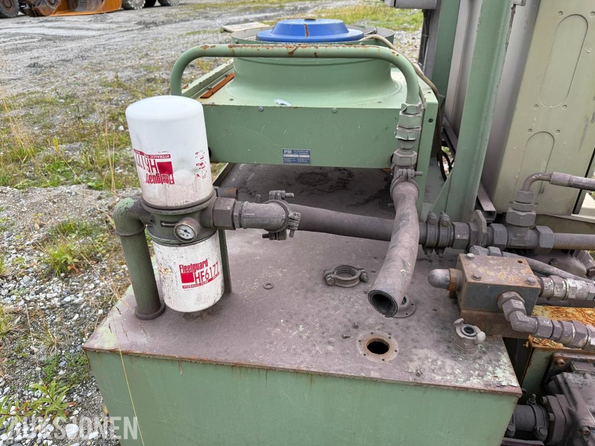 Hydraulikk-aggregat m/ pumpe, tank, motor og styreskap