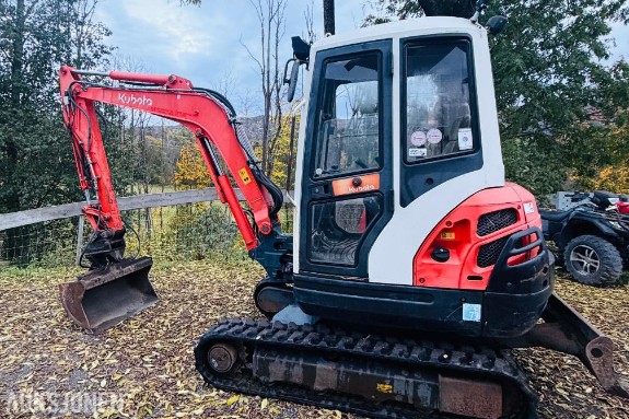 2007 Kubota KX101-3 - Hydraulisk S40 feste - pusseskuffe - MVA FRI