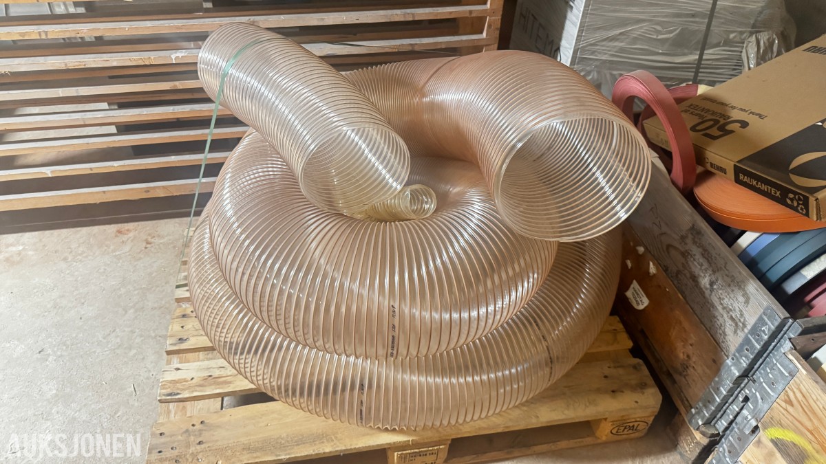 Fleksibel transparent slange – Ø120 mm